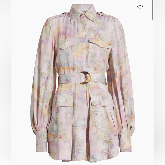 ⭐️Zimmermann Dawning Cargo Belted Mini Dress⭐️ - Picture 4 of 10